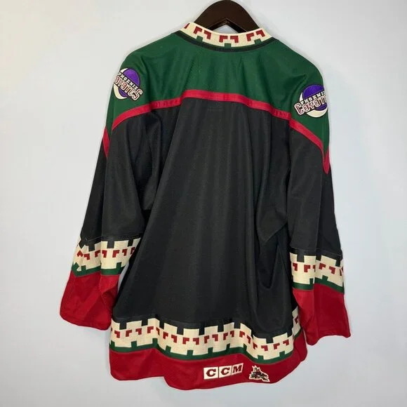 Vintage PHOENIX COYOTES Hockey Jersey CCM NHL Jersey Arizona Sz L Sz L - Picture 11 of 13